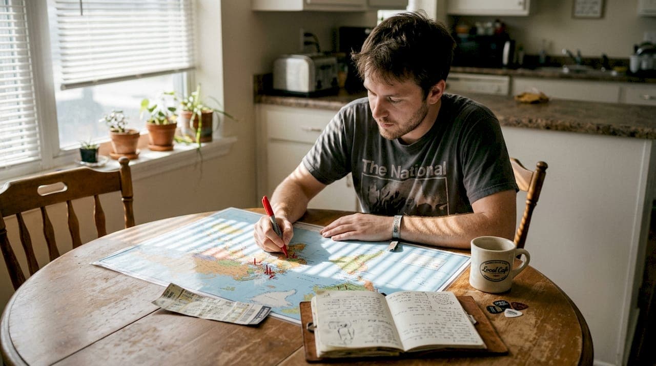 Why track cities visited for concerts: a music fan's guide